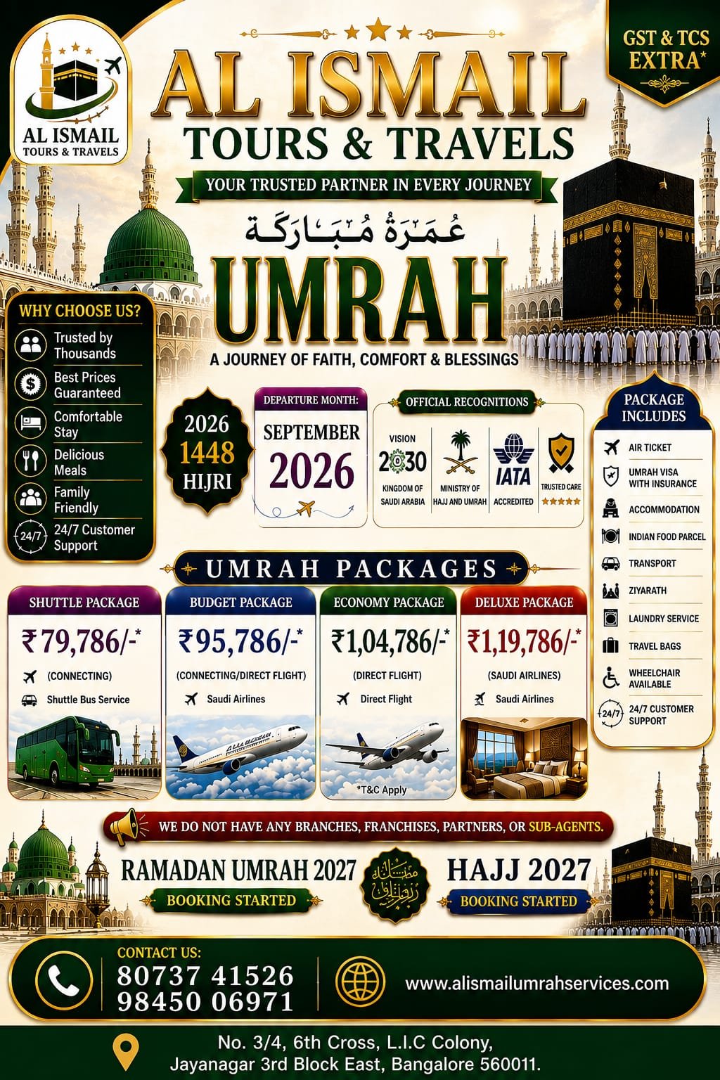 Umrah Sep 2026 Package